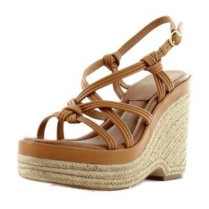 Vince Camuto Delyna Women's Tan Wedge Sandals
